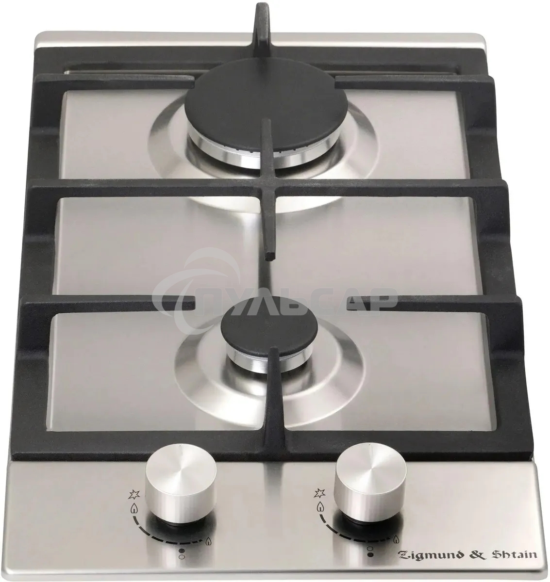 Газовая варочная панель Zigmund & Shtain G 14.3 S независимая, нержавеющая сталь