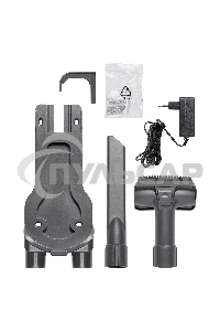 Вертикальный беспроводной пылесос BBK BV3004 серый/красный