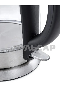 Чайник электрический Kitfort КТ-619, стекло, 1850 - 2200 Вт, 1.7 л