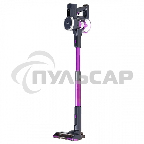 Пылесос вертикальный BQ VCA0201H фиолетовый, питание от аккумулятора, 250 Вт, уборка сухая, пылесборник 0.6 л, работа от АКБ max 40 мин