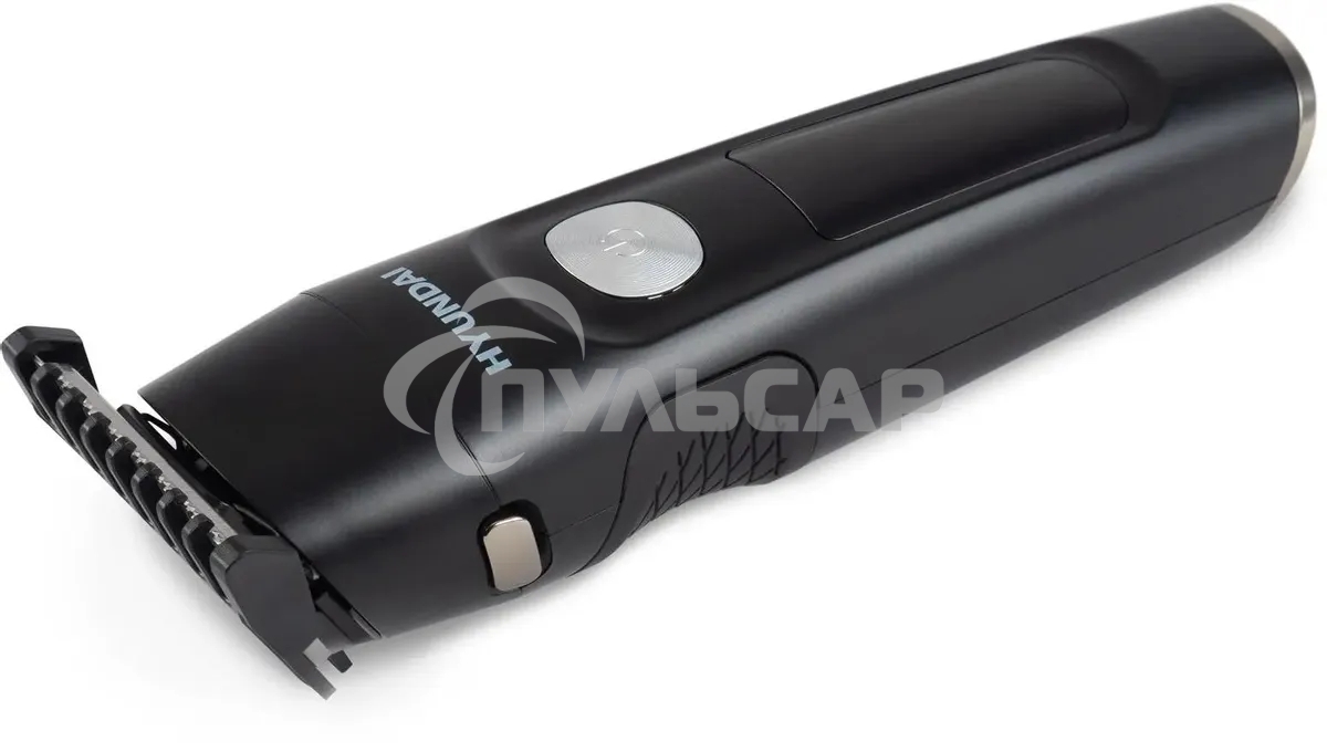 Машинка для стрижки Hyundai H-HC7120 черный/серебристый 5Вт (насадок в компл:10шт)