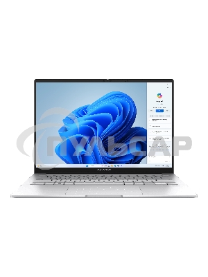 Ноутбук Asus Zenbook UX3405MA-QD988 14 OLED FHD+/Intel Core Ultra 5 125H/16Gb/SSD 512Gb/Intel Arc/noOS/Серебристый (90NB11R2-M01SN0)