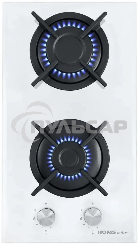 Газовая варочная панель HOMSair HGG321WH независимая, белый