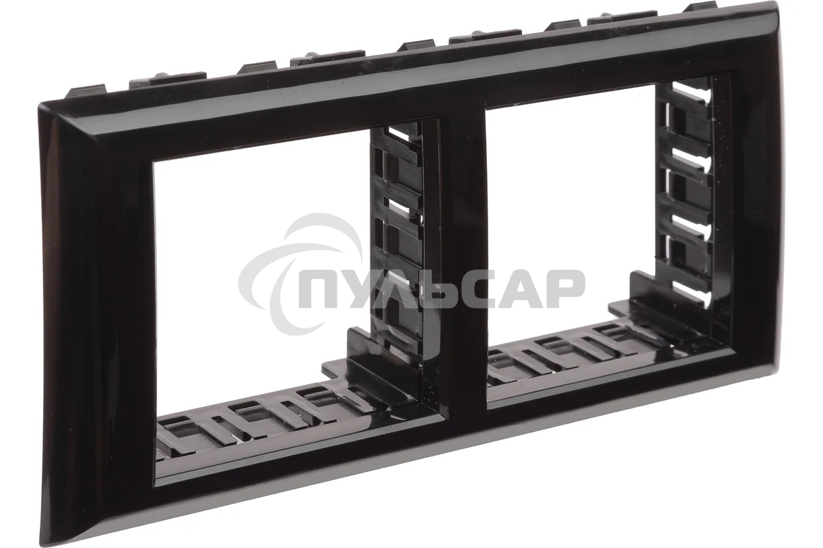 Рамка-суппорт 4мод. Avanti для In-liner Front черный ДКС 4402914