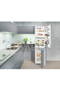 Холодильник Liebherr CUELE 3331-26 001 серебристый двухкамерный 212/84л морозилка снизу