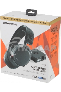 Наушники с микрофоном Steelseries Arctis Pro Wireless черный мониторы BT оголовье (61473)