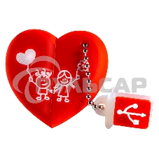 Флешка USB Smartbuy R/W 32 Gb Smartbuy Wild series Сердце (SB32 GbHeart)