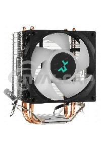 Кулер для процессора DEEPCOOL AG300 LED, 92 мм, алюминий/медь, 3050 об/мин, 30.5 дБ, 4 pin, 150 Вт, 129 мм