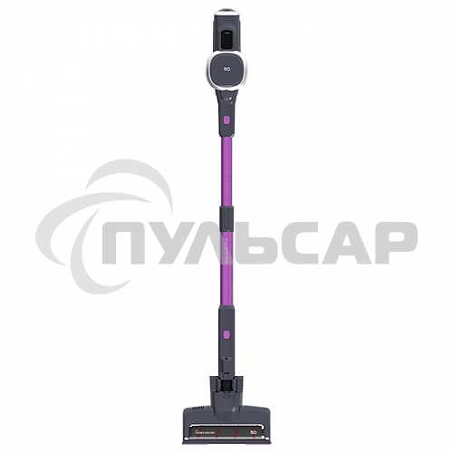 Пылесос вертикальный BQ VCA0201H фиолетовый, питание от аккумулятора, 250 Вт, уборка сухая, пылесборник 0.6 л, работа от АКБ max 40 мин