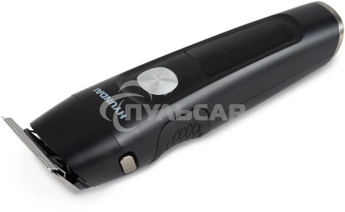 Машинка для стрижки Hyundai H-HC7120 черный/серебристый 5Вт (насадок в компл:10шт)