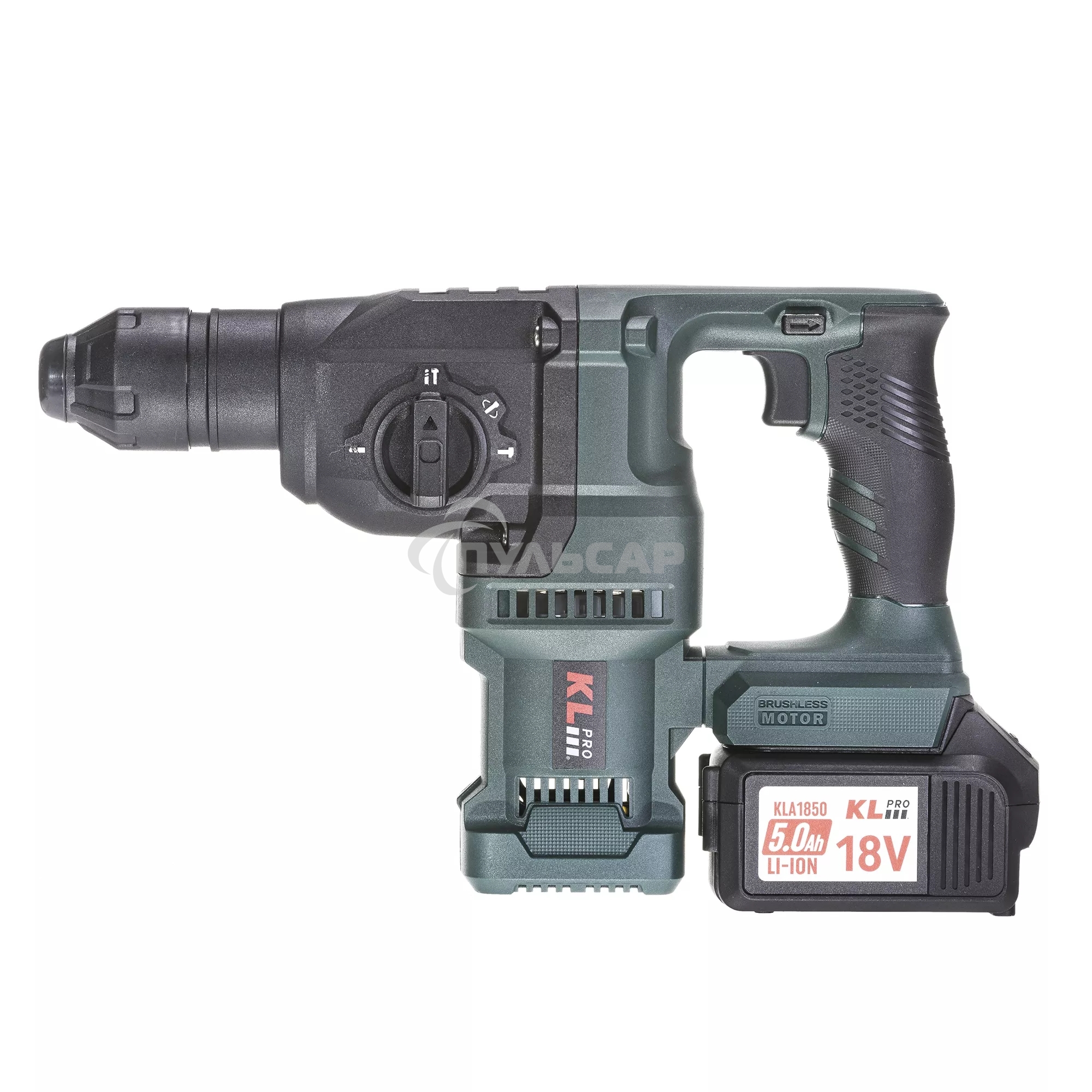 Профессиональный бесщеточный перфоратор аккумуляторный KLPRO KLPM18BH-50
