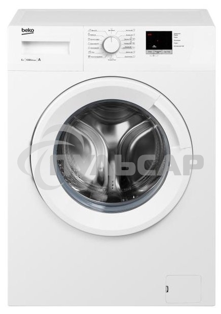 Стиральная машина Beko WRE6511ZWW белый, загрузка фронтальная 6 кг, 1000 об/мин., класс: А++