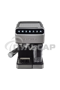 Кофеварка рожковая Polaris PCM 1535E черный/серебристый, молотый, 1.8 л, 1400 Вт, 15 бар