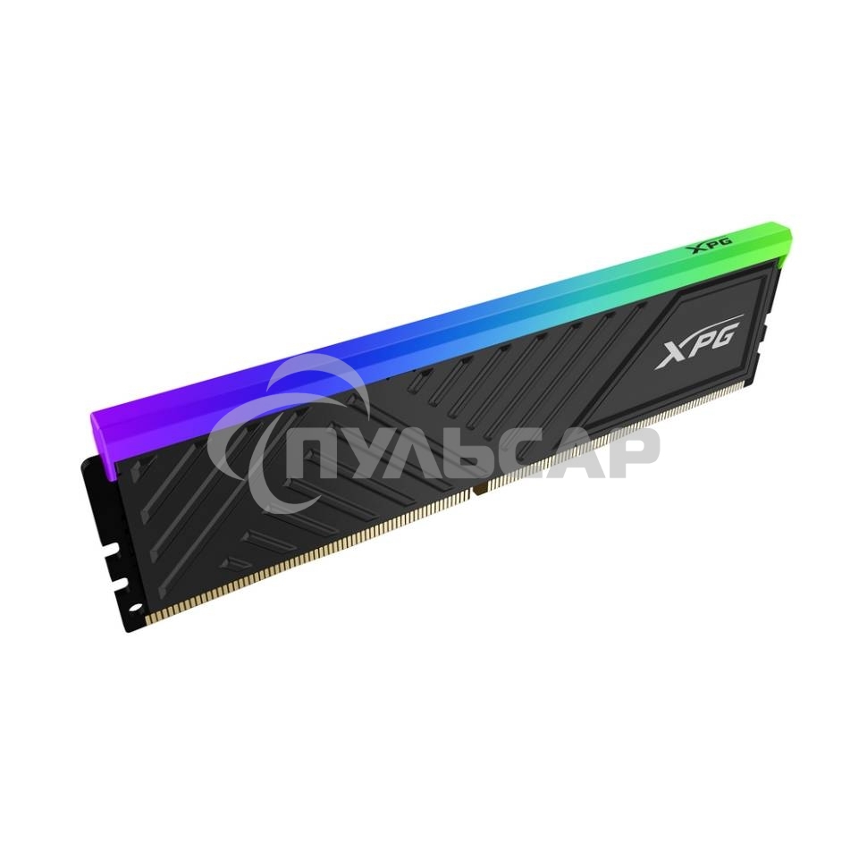 Оперативная память XPG Spectrix D35G RGb, DDR4, 16Gb (1x16Gb), 3200MHz, CL16, DIMM, с радиатором, RGb, черный