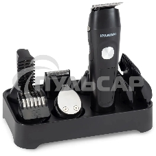 Машинка для стрижки Hyundai H-HC7120 черный/серебристый 5Вт (насадок в компл:10шт)