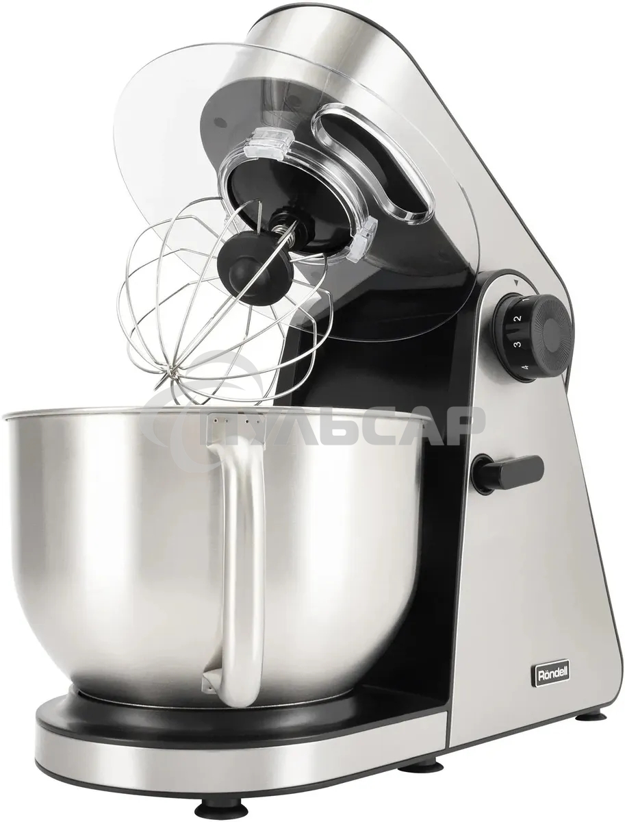 Кухонная машина Rondell RDE-1405 планетар.вращ. 1800Вт серебристый