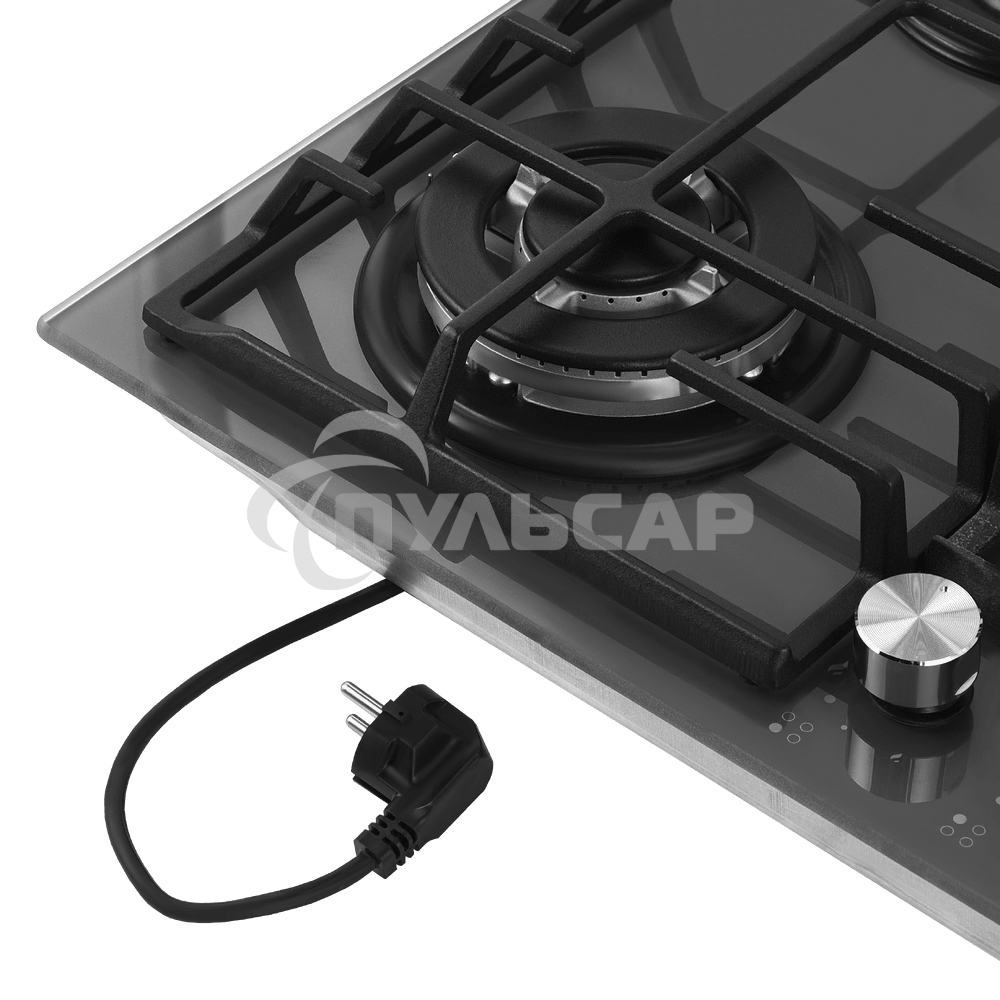 Газовая варочная панель Maunfeld EGHG.64.63CDGR/G графитовый