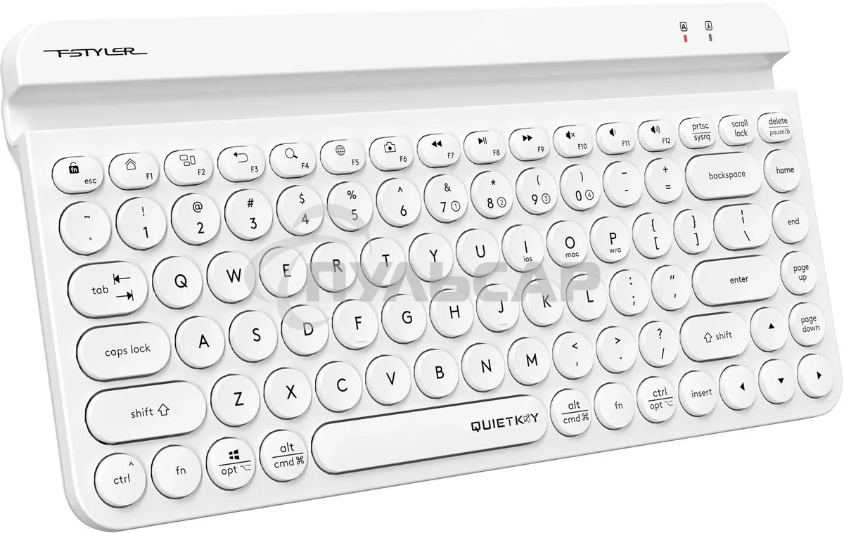 Клавиатура беспроводная A4Tech Fstyler FBK30 белый USB
