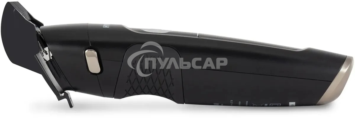 Машинка для стрижки Hyundai H-HC7120 черный/серебристый 5Вт (насадок в компл:10шт)