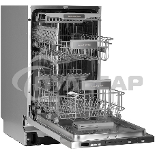 Встраиваемая посудомоечная машина Zigmund & Shtain DW 301.4, серый, 44.8 см, 11 компл., 49 дБ, класс A++