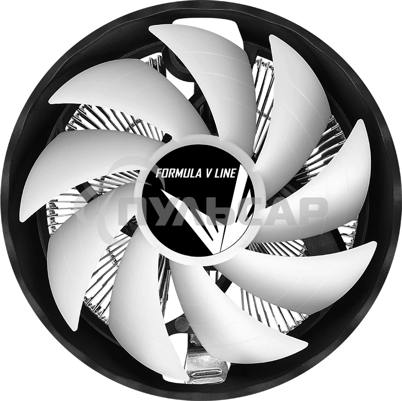 Устройство охлаждения(кулер) Formula AC Air Frost Plus RGb Soc-AM5/AM4/1200/1700/1851 черный 3-pin 24dB Al 110W 360gr Ret (AIR FROST PLUS FRGb 3P)