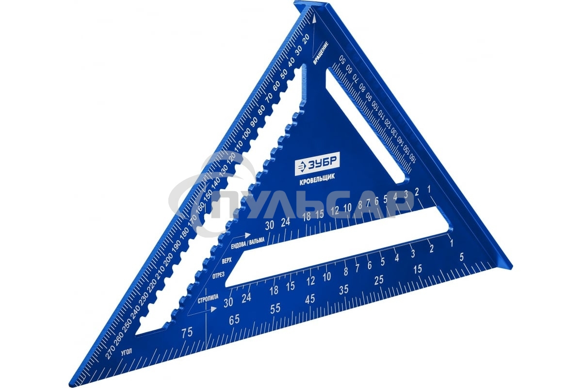 Универсальный кровельный угольник Зубр, 300 мм, 5-в-1, Кровельщик