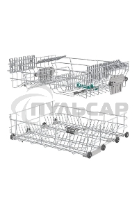 Встраиваемая посудомоечная машина Gorenje GS642E90X, серебристая, 59.9 см, 13 компл., 47 дБ, класс A++