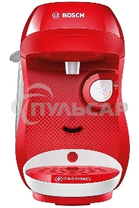 Кофемашина капсульная Bosch Tassimo TAS1006 Happy красный, исп. кофе - капсулы, 0.7 л, 1400 Вт.