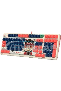 Клавиатура проводная A4Tech Bloody AT98 Proxy Boom USB бежевый/красный