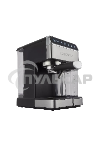 Кофеварка рожковая Polaris PCM 1535E черный/серебристый, молотый, 1.8 л, 1400 Вт, 15 бар