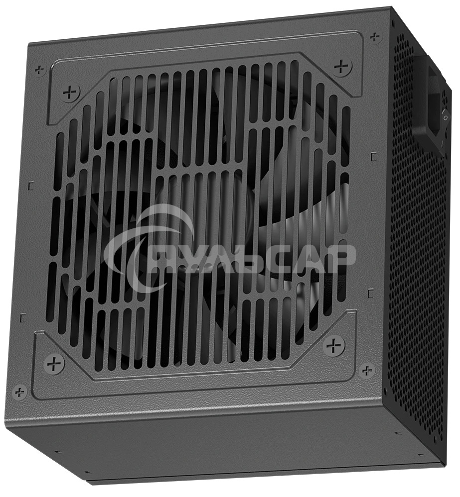 Блок питания PCCOOLER KF650, 650W 80 PLUS White (ATX, ATX 2.4, Non-modular, 1x24(20+4)pin 550мм, 1xCPU*2 8(4+4)pin 610+150мм, 2xPCIe 8(6+2)pin 510мм, 2xSATA*3+MOLEX4pin*1 450+150+150+150мм, Active, 120x120мм, 140x150x86mm, APFC, OVP, SCP, OPP (140-160%, 2