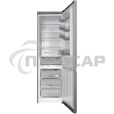 Холодильник Hotpoint HT 6200 S серебристый двухкамерный 240/83л морозилка снизу, No Frost