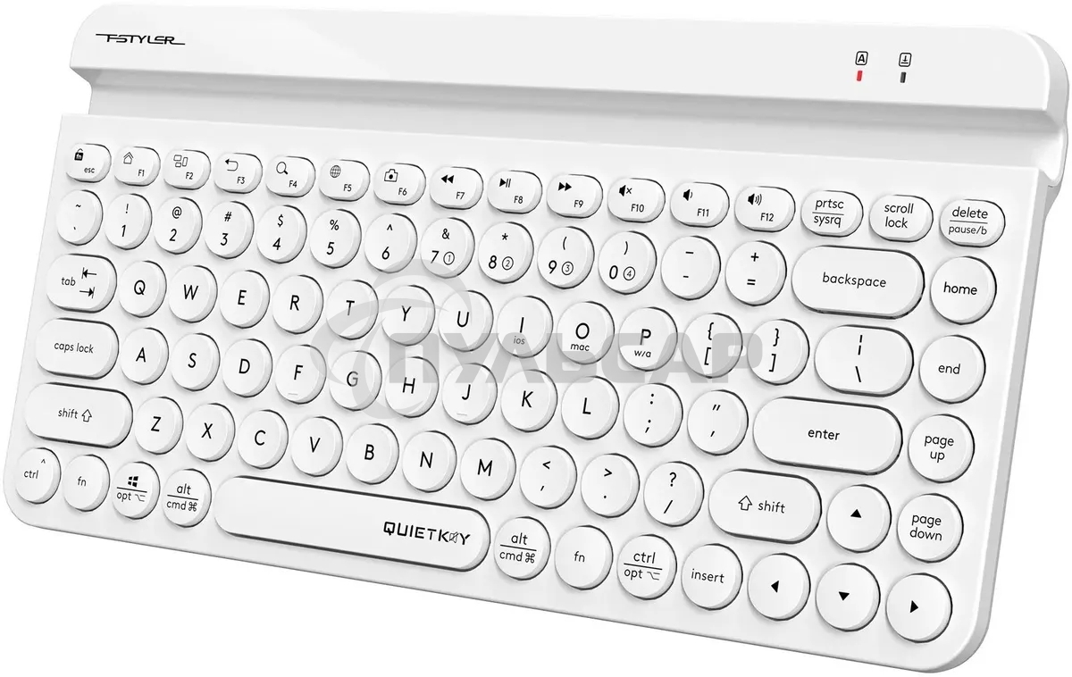 Клавиатура беспроводная A4Tech Fstyler FBK30 белый USB