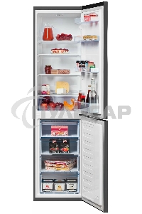 Холодильник Beko B1RCSK332G темно-серый двухкамерный 213/118л морозилка снизу
