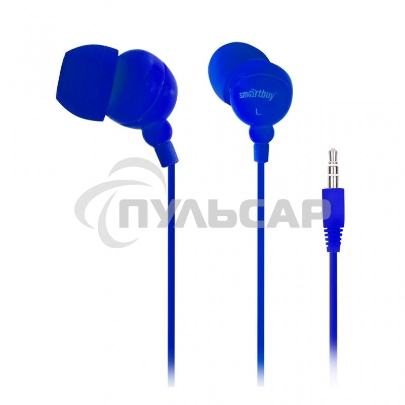 Внутриканальные наушники Smartbuy® COLOR TREND, синие (арт. SBE-3400)/320