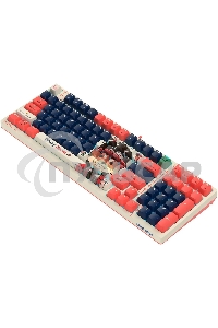 Клавиатура проводная A4Tech Bloody AT98 Proxy Boom USB бежевый/красный