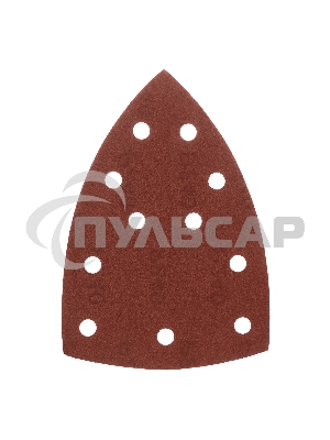 Треугольник абразивный Denzel на ворc. подложке под 
