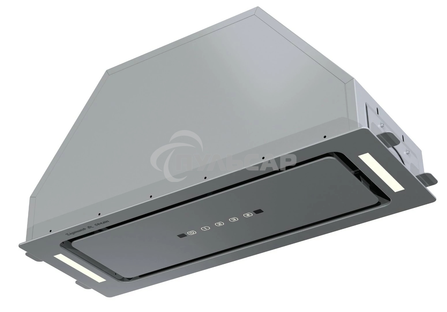 Вытяжка встраиваемая Zigmund & Shtain K 014.7 S серебристый, 72 см, 1100 куб. м/ч, 62 дБ