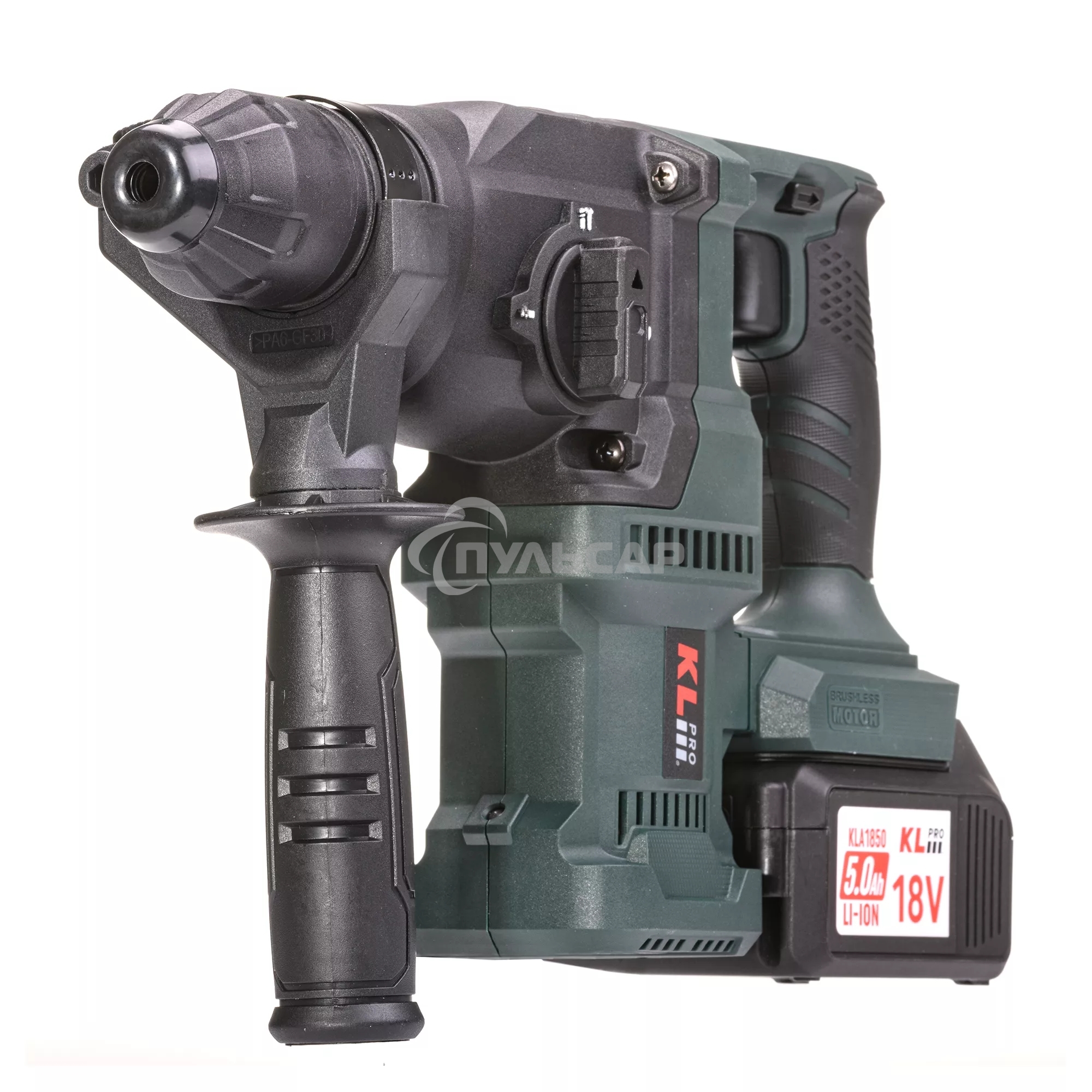 Профессиональный бесщеточный перфоратор аккумуляторный KLPRO KLPM18BH-50