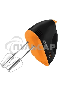 Миксер ручной Scarlett SC-HM40S20 300Вт черный/оранжевый