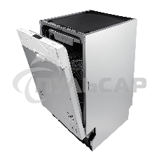 Встраиваемая посудомоечная машина Evelux BD 4502, белый, 44.8 см, 10 компл., 47 дБ, класс A++