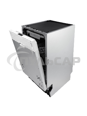 Встраиваемая посудомоечная машина Evelux BD 4502, белый, 44.8 см, 10 компл., 47 дБ, класс A++