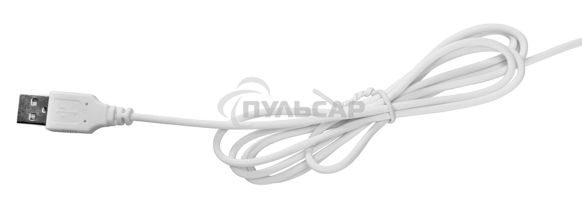 Клавиатура проводная Oklick 505M белый USB slim