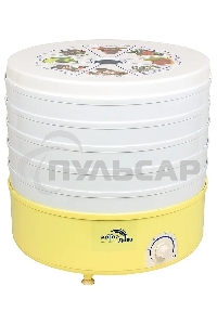 Сушилка для фруктов и овощей Ротор Дива СШ-007 5под. 520Вт белый