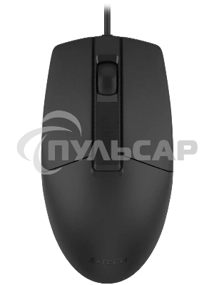 Мышь проводная A4Tech OP-335S черный, 1200 dpi, USB, кнопки - 3