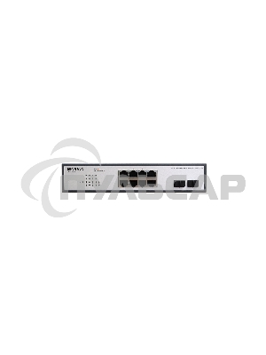 Неуправляемый PoE-коммутатор ORIGO Unmanaged Switch 8x1000Base-T PoE, 2x1000Base-X SFP, PoE Budget 120W, 19