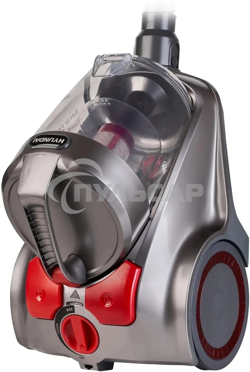 Пылесос Hyundai HYV-C4500 темно-серый, 380/2400 Вт, уборка сухая, пылесборник контейнер 3.5 л