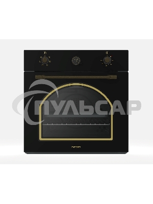 Духовой шкаф электрический NORDEN NRD 6000 BL RUSTIC черный