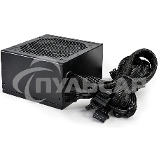 Блок питания PCCOOLER KF650, 650W 80 PLUS White (ATX, ATX 2.4, Non-modular, 1x24(20+4)pin 550мм, 1xCPU*2 8(4+4)pin 610+150мм, 2xPCIe 8(6+2)pin 510мм, 2xSATA*3+MOLEX4pin*1 450+150+150+150мм, Active, 120x120мм, 140x150x86mm, APFC, OVP, SCP, OPP (140-160%, 2