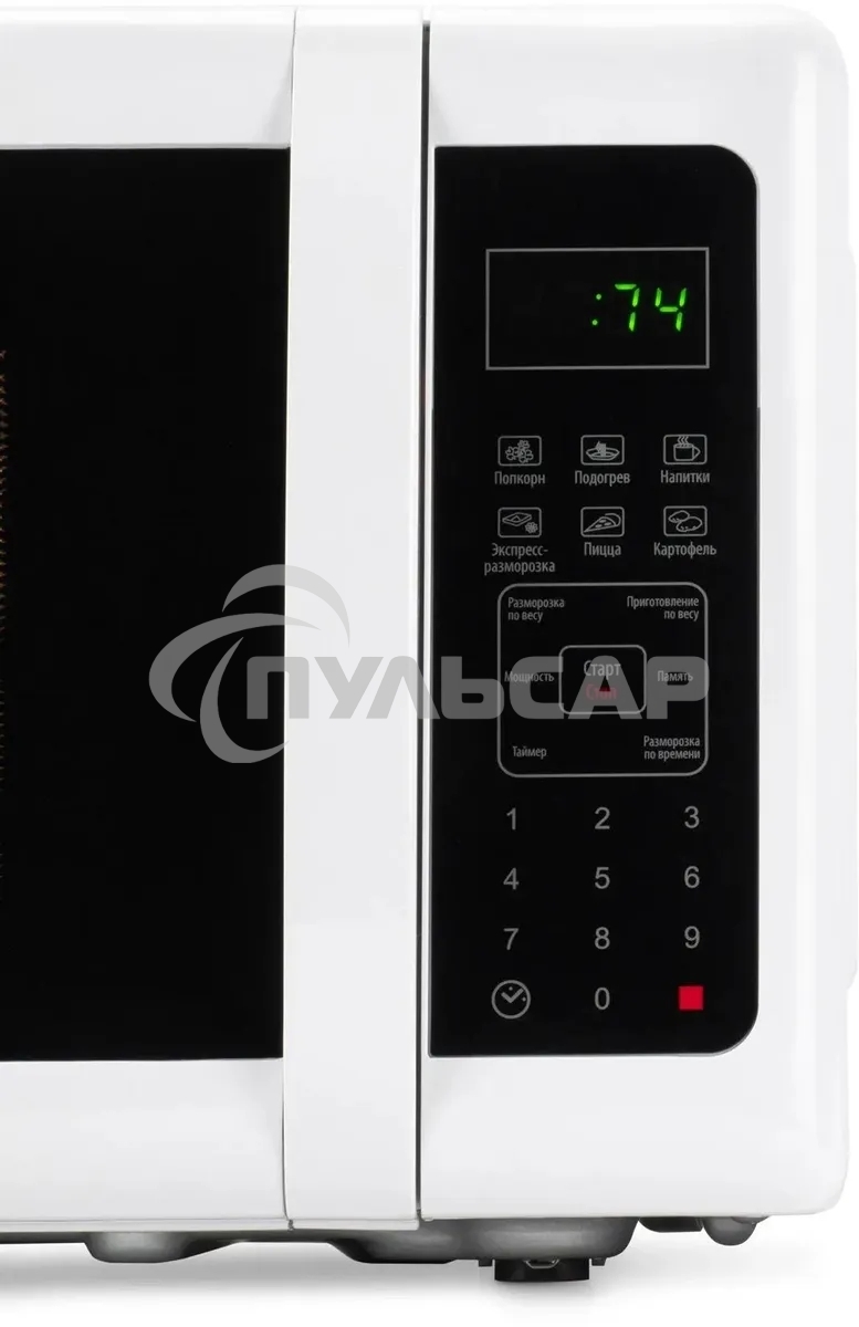 Микроволновая печь SunWind SUN-MW005 белый, 20 л, 700 Вт, переключатели - сенсор